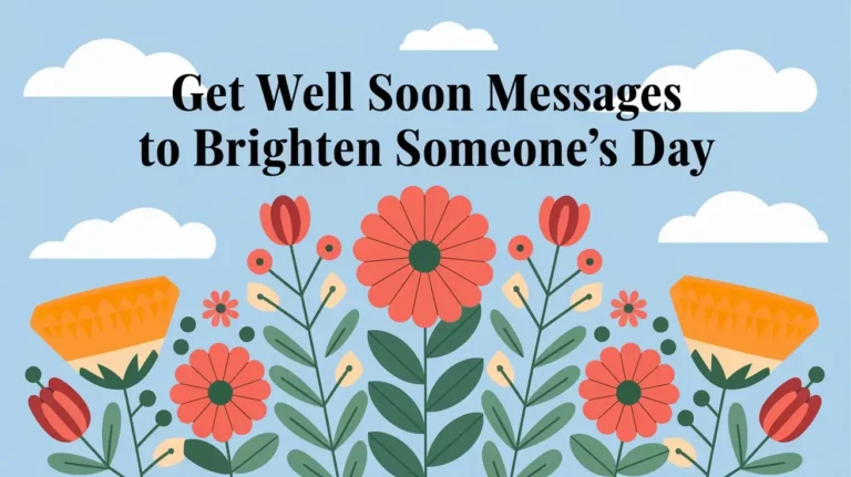Get Well Soon Messages to Brighten Someone’s Day