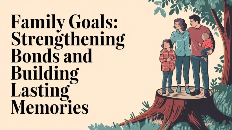 150 Family Goals: Strengthening Bonds and Building Lasting Memories