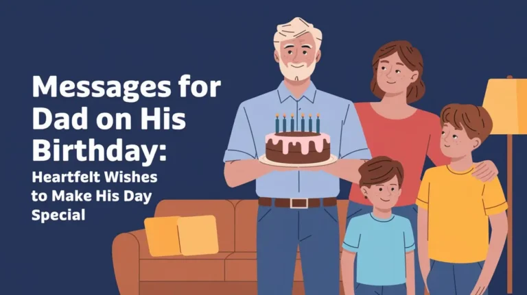 Messages for Dad on His Birthday: Heartfelt Wishes to Make His Day Special