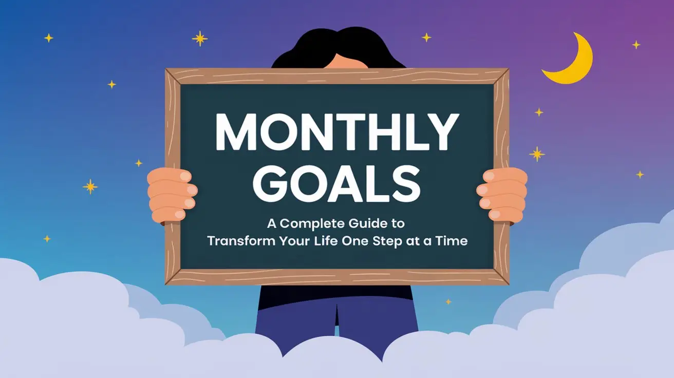 Monthly Goals: A Complete Guide to Transform Your Life One Step at a Time
