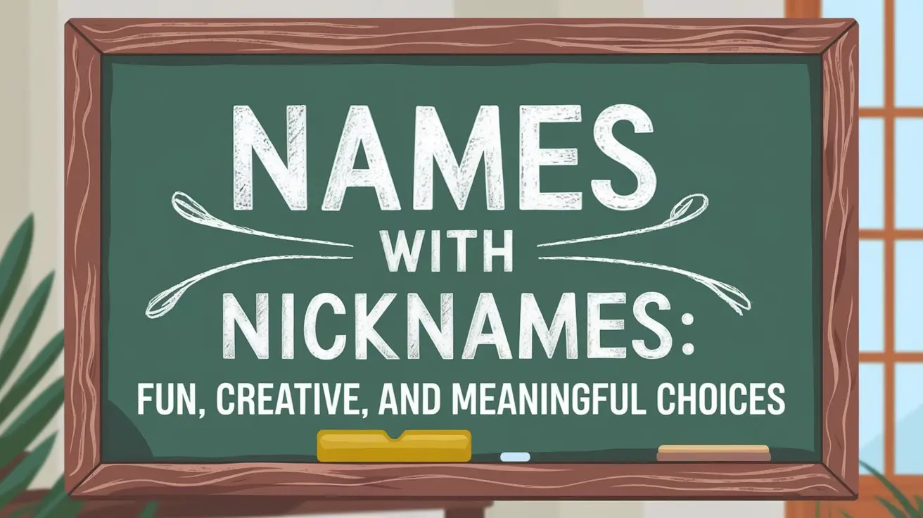 Names with Nicknames: Fun, Creative, and Meaningful Choices