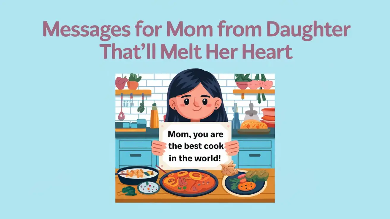 Messages for Mom from Daughter That’ll Melt Her Heart