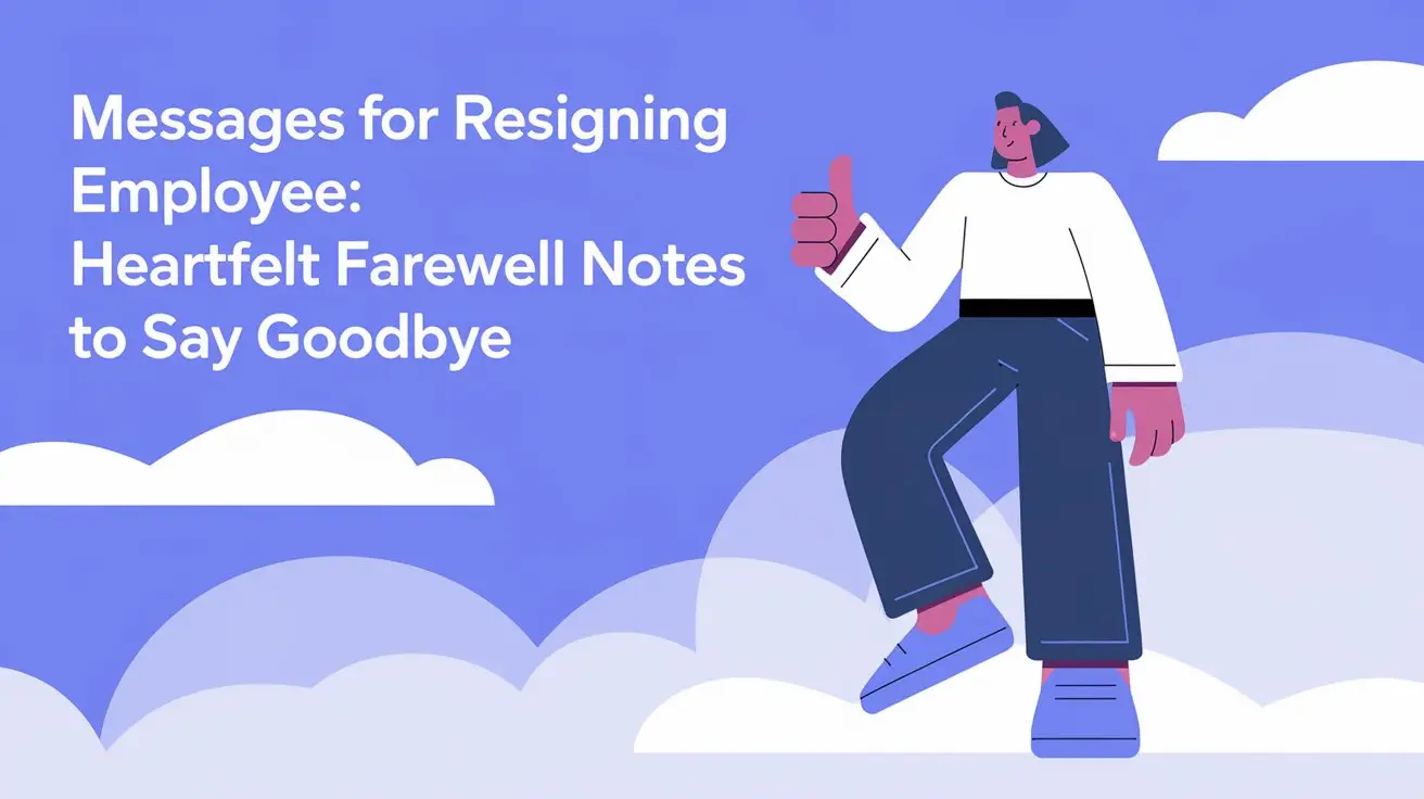 100 Messages for Resigning Employee: Heartfelt Farewell Notes to Say Goodbye