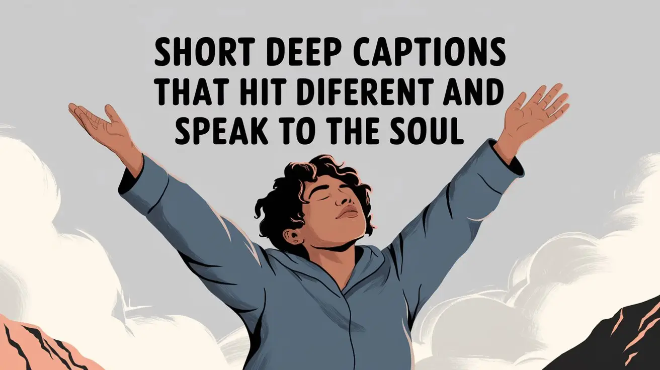 150 Short Deep Captions That Hit Different and Speak to the Soul