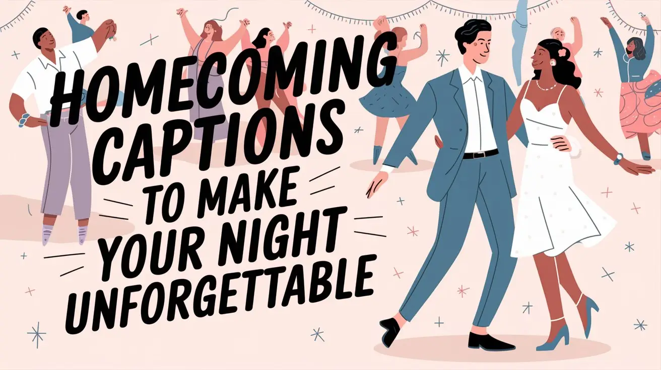 180 Homecoming Captions to Make Your Night Unforgettable