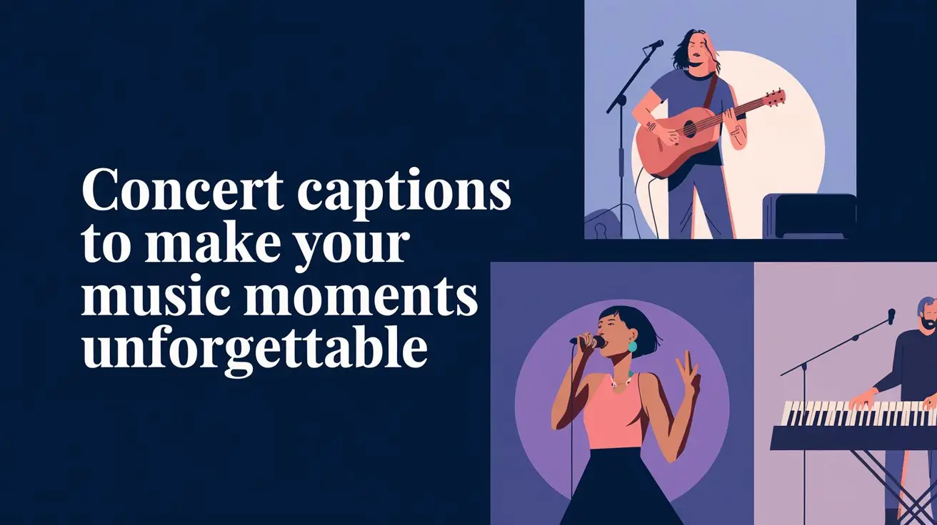 200 Concert Captions to Make Your Music Moments Unforgettable