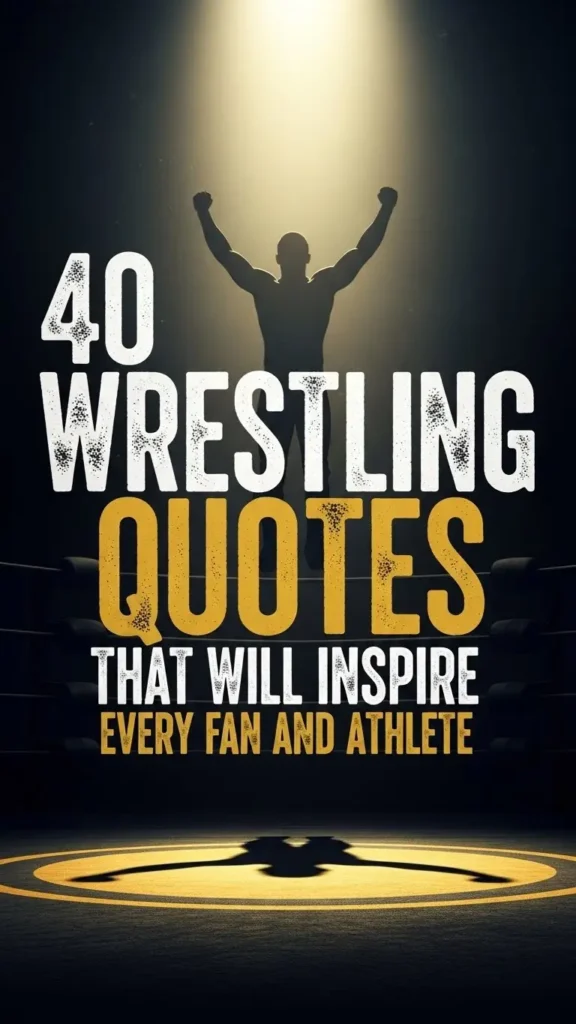 40 Wrestling Quotes That Will Inspire Every Fan and Athlete