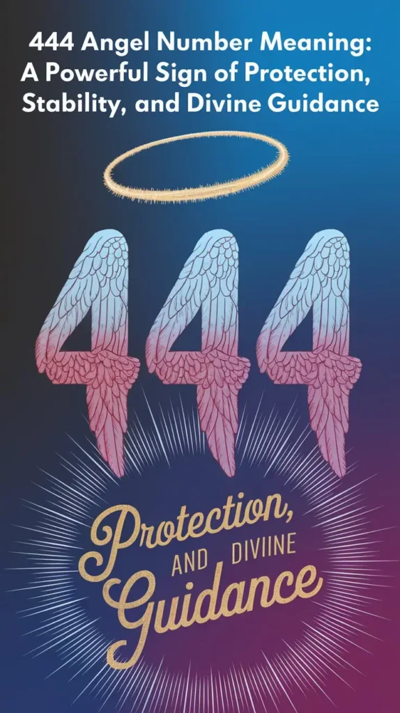 444 Angel Number Meaning: A Powerful Sign of Protection, Stability, and Divine Guidance