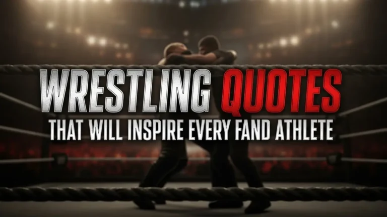 A image with the text - Wrestling Quotes That Will Inspire Every Fan and Athlete