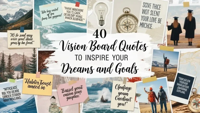 40 Vision Board Quotes to Inspire Your Dreams and Goals