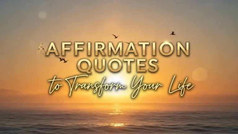 Affirmation Quotes to Transform Your Life