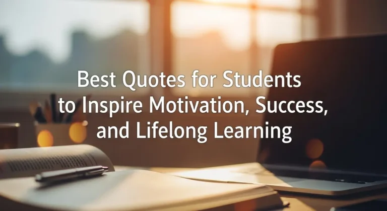 Best Quotes for Students to Inspire Motivation, Success, and Lifelong Learning