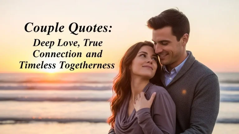 Couple Quotes: Deep Love, True Connection, and Timeless Togetherness