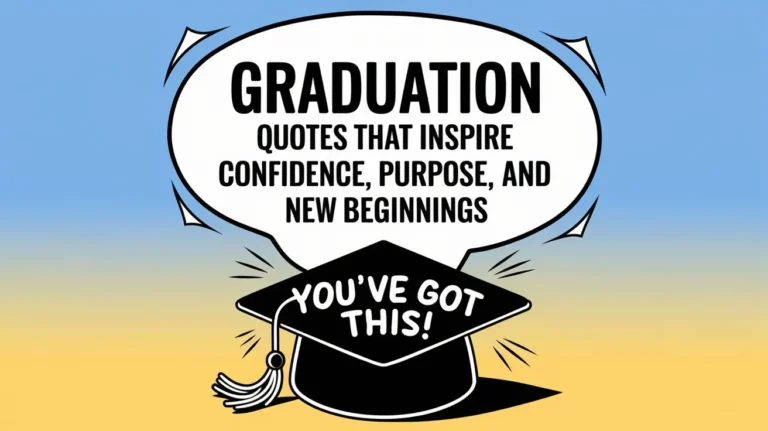 Graduation Quotes That Inspire Confidence, Purpose, and New Beginnings