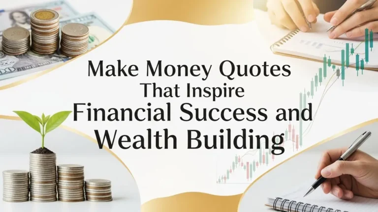Make Money Quotes That Inspire Financial Success and Wealth Building
