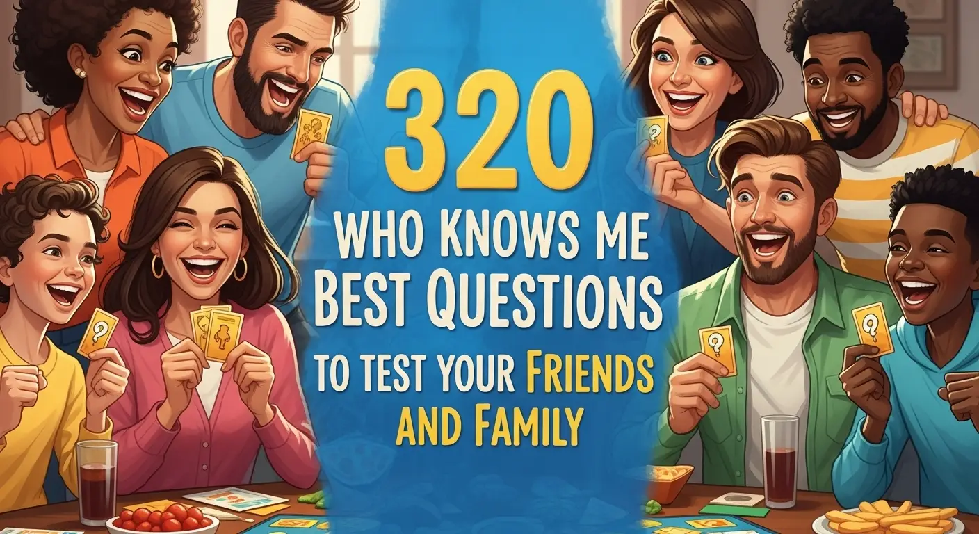 320 Who Knows Me Best Questions to Test Your Friends and Family
