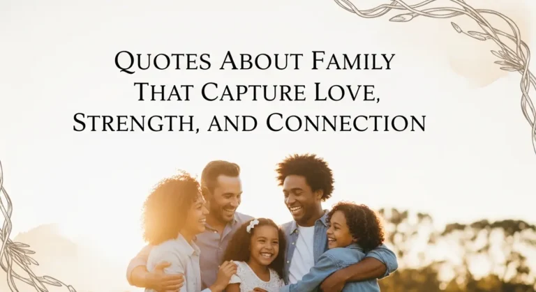 Quotes About Family That Capture Love, Strength, and Connection