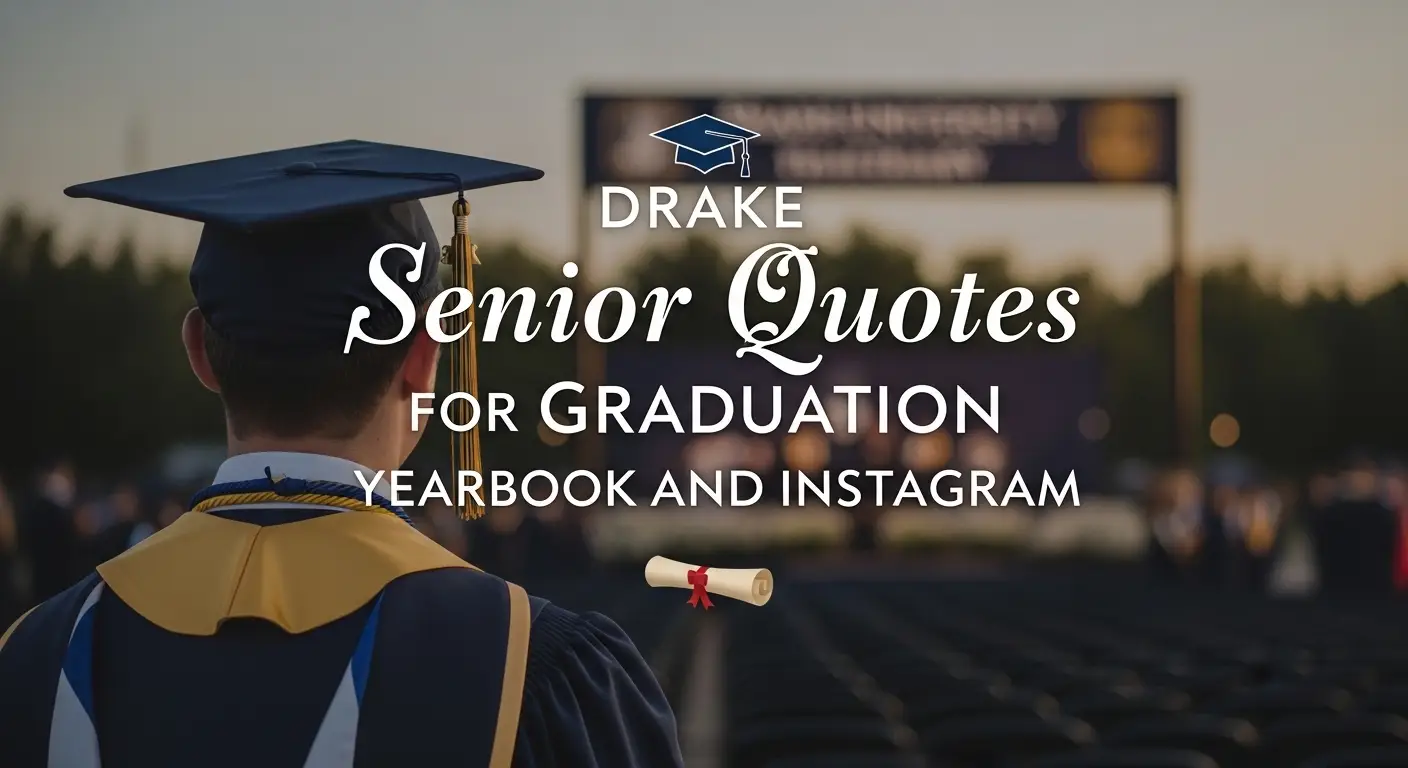 Drake Senior Quotes for Graduation Yearbook and Instagram