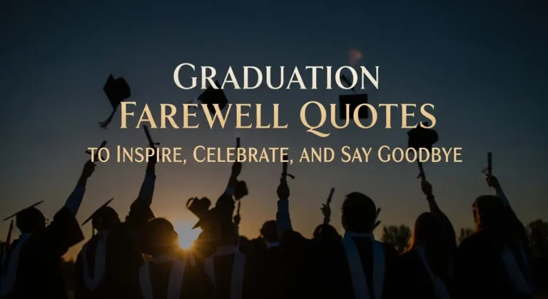 Graduation Farewell Quotes to Inspire, Celebrate, and Say Goodbye