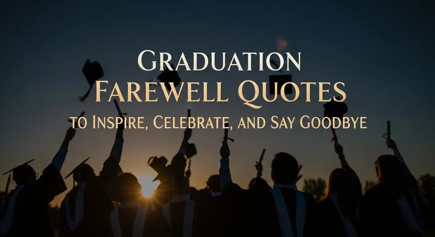 Graduation Farewell Quotes to Inspire, Celebrate, and Say Goodbye