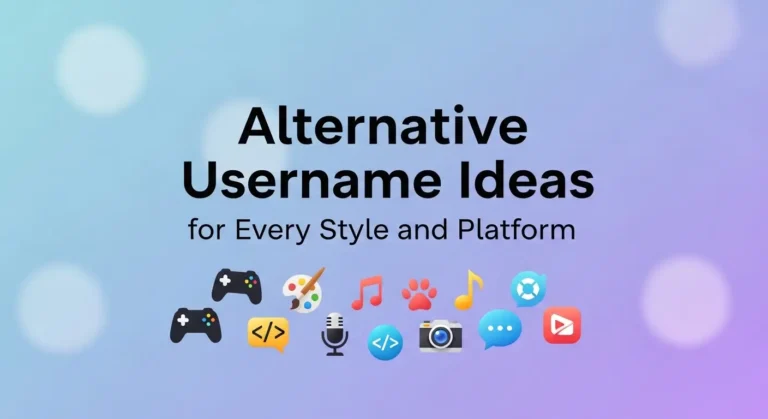Alternative Username Ideas for Every Style and Platform