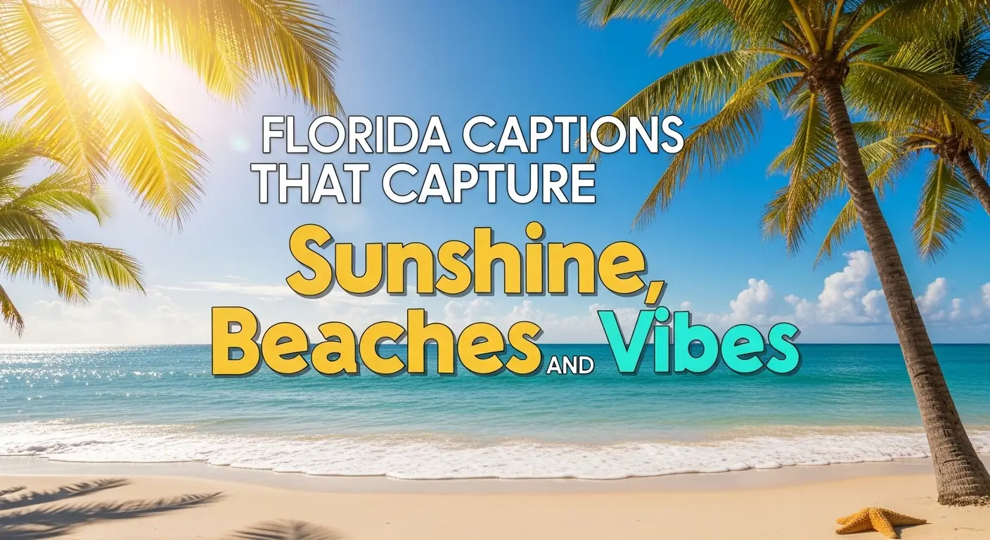 Florida Captions That Capture Sunshine, Beaches, and Vibes