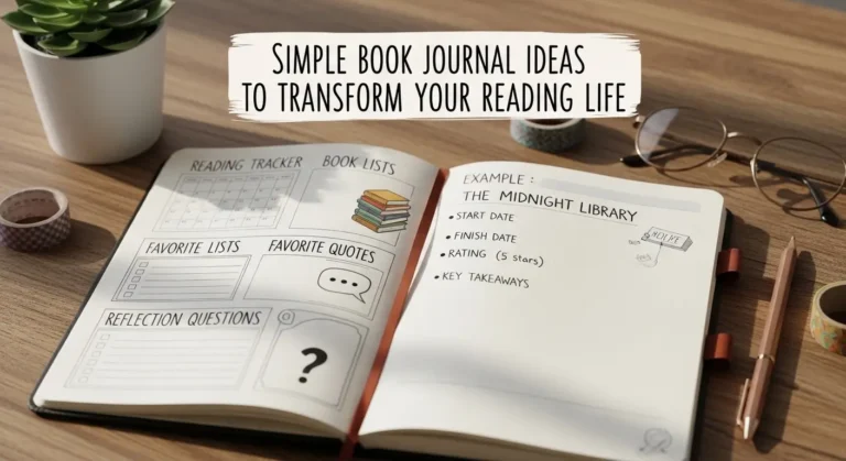 Simple Book Journal Ideas to Transform Your Reading Life