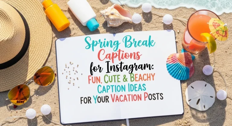 Spring Break Captions for Instagram: Fun, Cute & Beachy Caption Ideas for Your Vacation Posts