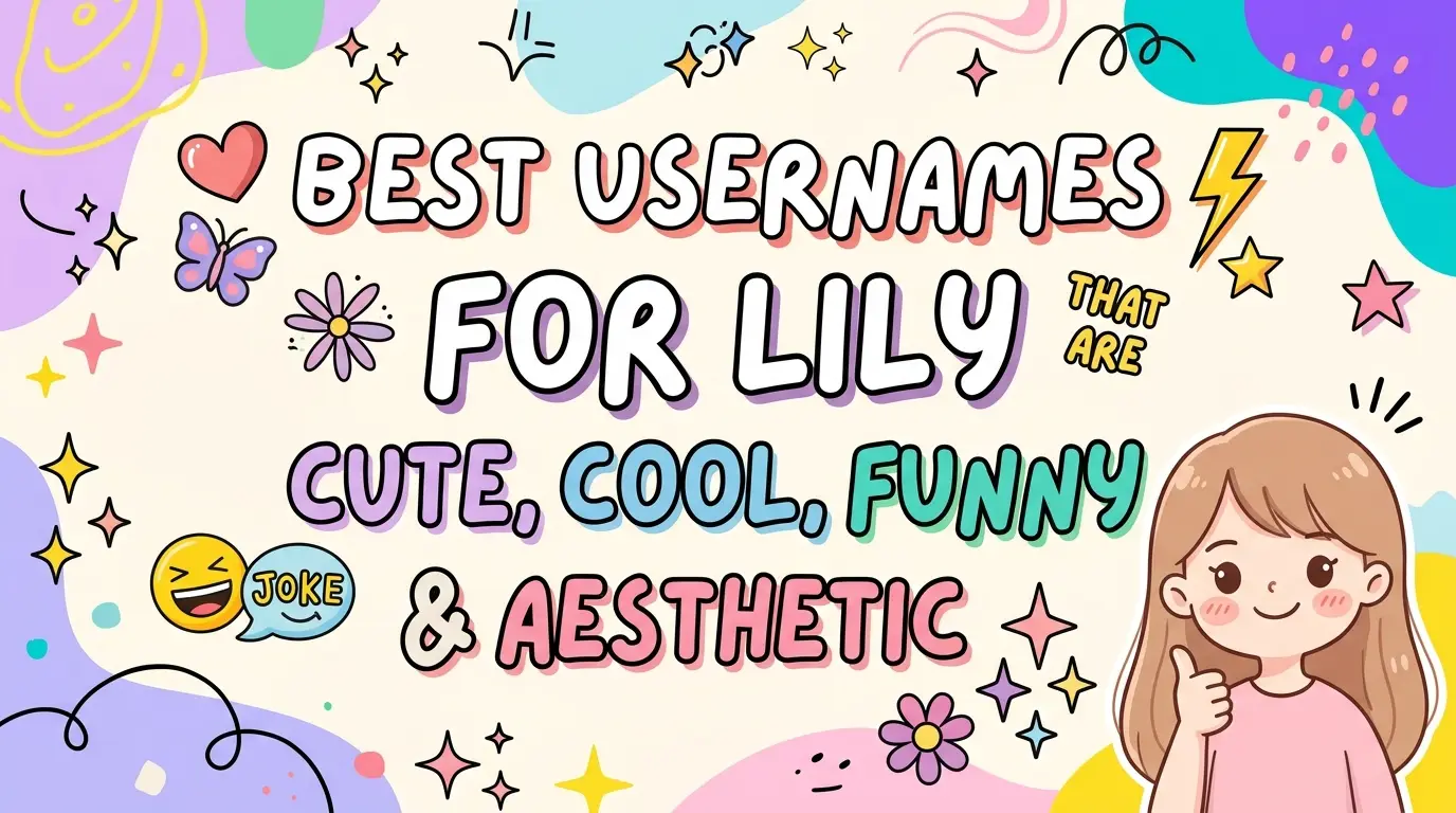 Best Usernames For Lily That Are Cute, Cool, Funny & Aesthetic