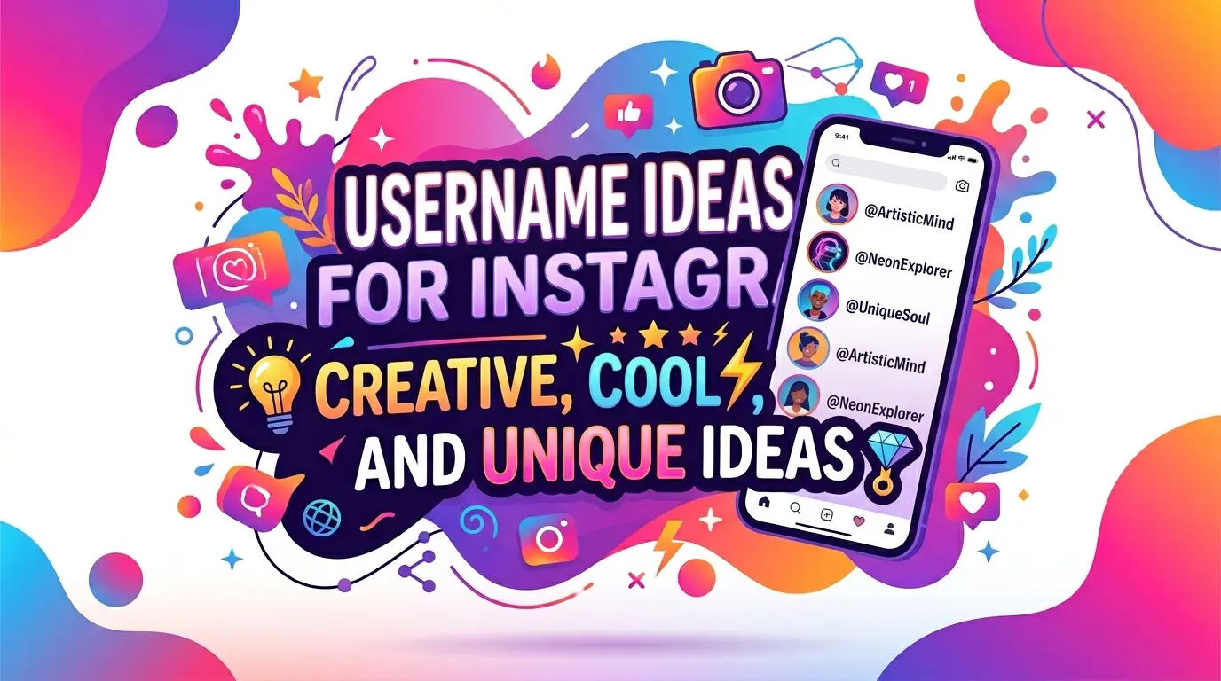 Usernames for Instagram: Creative, Cool, and Unique Ideas