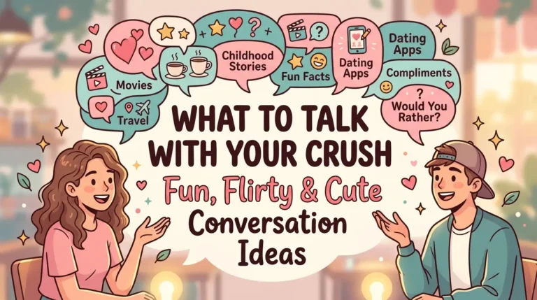 What To Talk With Your Crush: Fun, Flirty & Cute Conversation Ideas