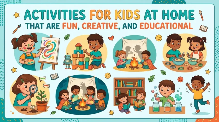 Activities for Kids at Home That Are Fun, Creative, and Educational