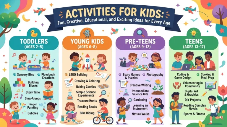 Activities for Kids: Fun, Creative, Educational, and Exciting Ideas for Every Age