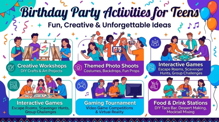 Birthday Party Activities for Teens: Fun, Creative & Unforgettable Ideas