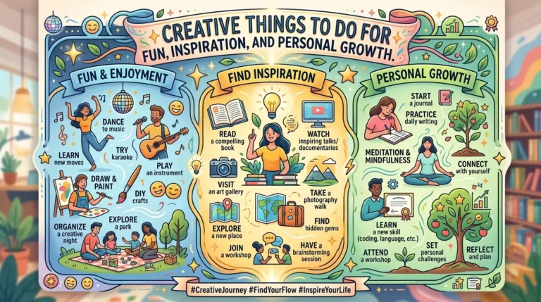 Creative Things to Do for Fun, Inspiration, and Personal Growth