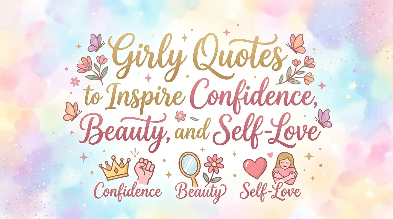 Girly Quotes to Inspire Confidence, Beauty, and Self-Love