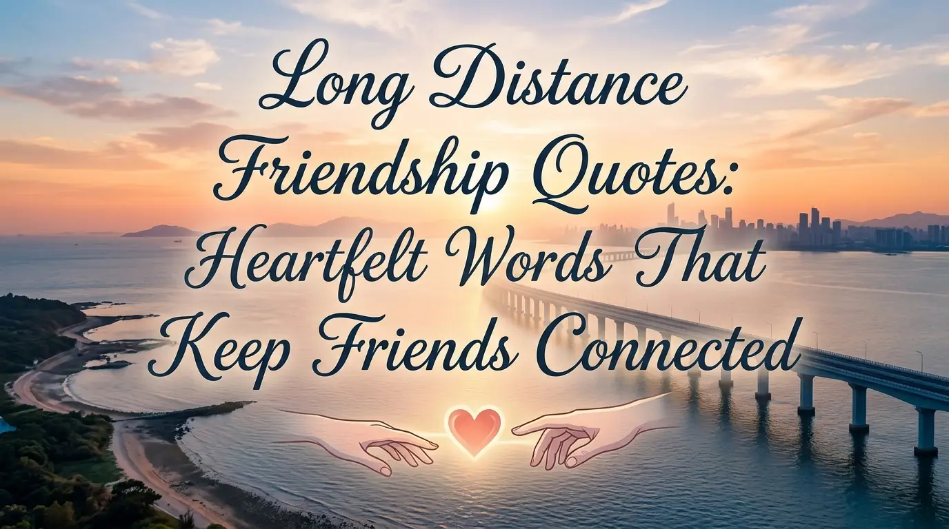 Long Distance Friendship Quotes: Heartfelt Words That Keep Friends Connected