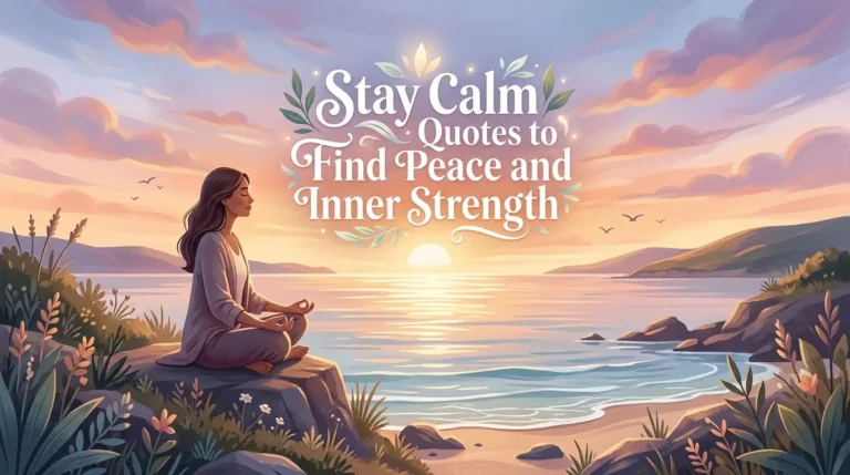 Stay Calm Quotes to Find Peace and Inner Strength