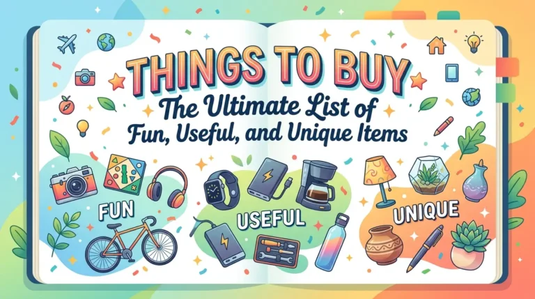 Things to Buy: The Ultimate List of Fun, Useful, and Unique Items