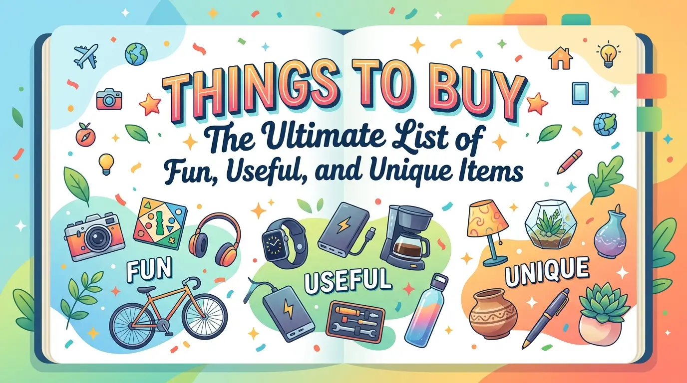 Things to Buy: The Ultimate List of Fun, Useful, and Unique Items