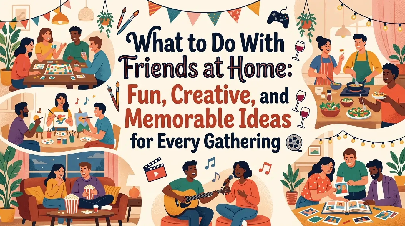 What to Do With Friends at Home: Fun, Creative, and Memorable Ideas for Every Gathering