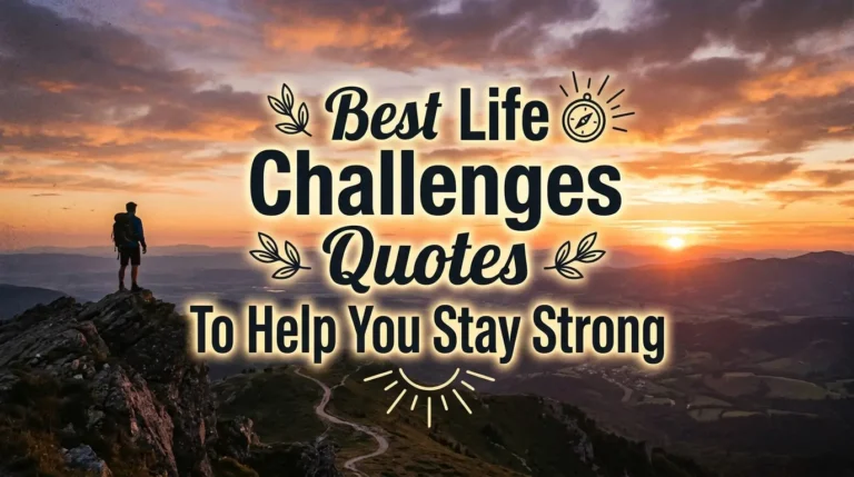Best Life Challenges Quotes to Help You Stay Strong