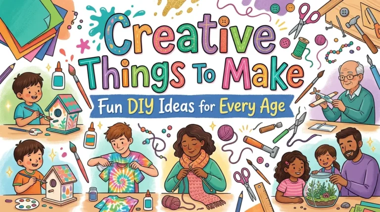 Creative Things To Make: Fun DIY Ideas for Every Age