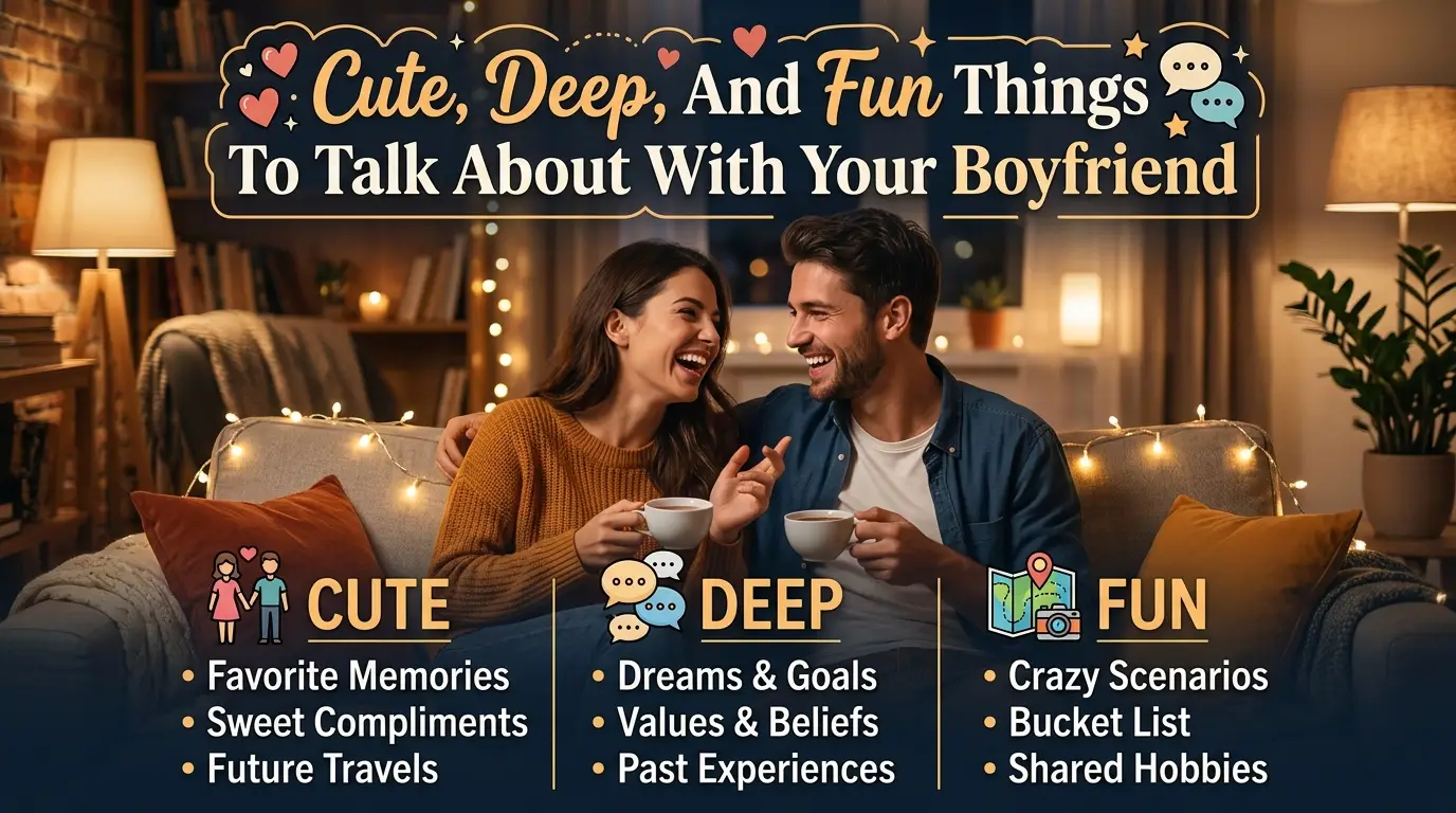 Cute, Deep, And Fun Things To Talk About With Your Boyfriend