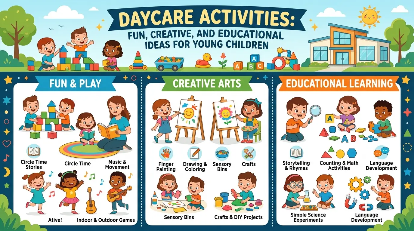 Daycare Activities: Fun, Creative, and Educational Ideas for Young Children