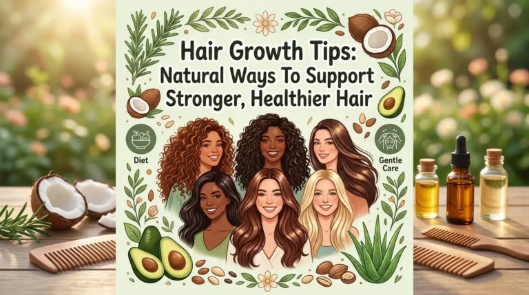 Hair Growth Tips: Natural Ways To Support Stronger, Healthier Hair