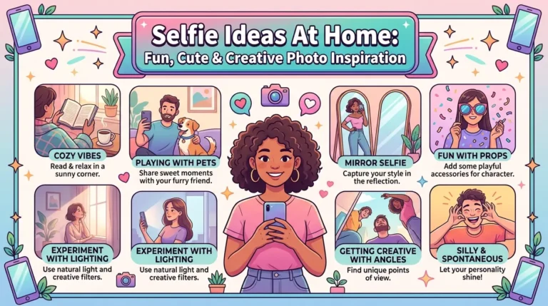 Selfie Ideas At Home: Fun, Cute & Creative Photo Inspiration