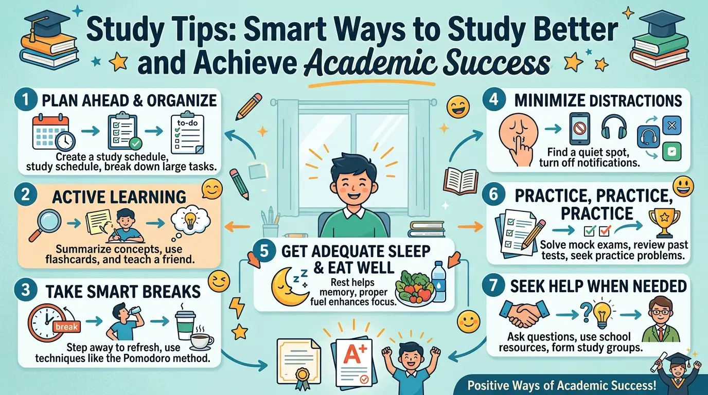 Study Tips: Smart Ways to Study Better and Achieve Academic Success