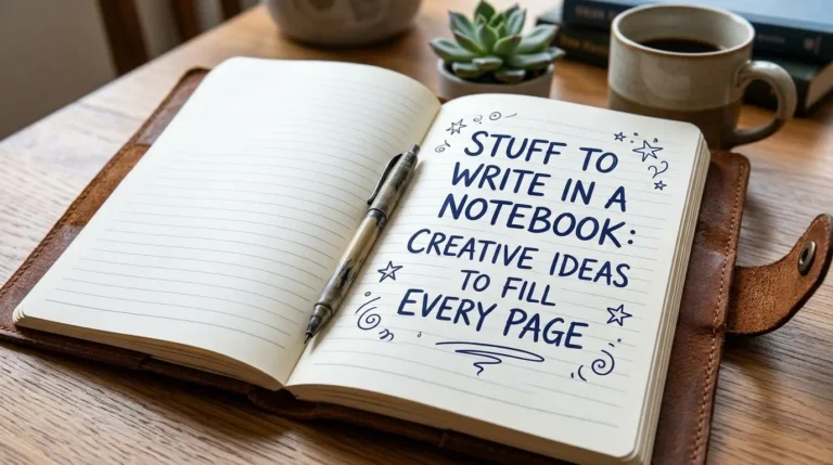 Stuff To Write In A Notebook: Creative Ideas To Fill Every Page