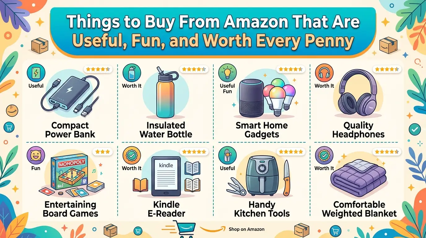 Things to Buy From Amazon That Are Useful, Fun, and Worth Every Penny